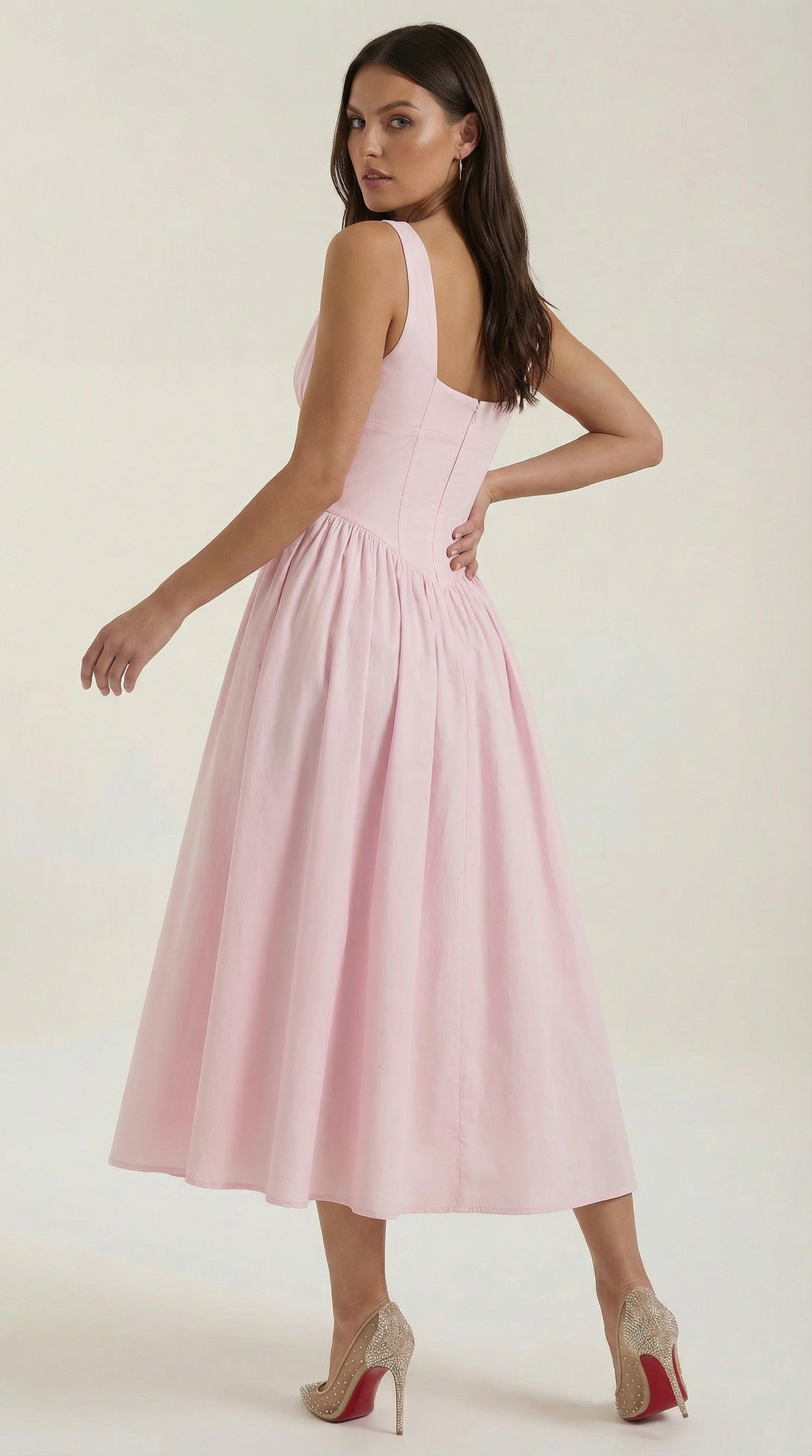 Vestido Cassiopeia Midi Plunge
