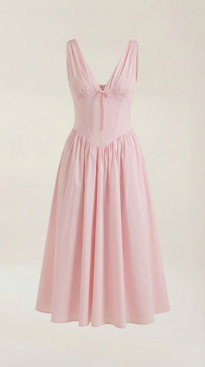 Vestido Cassiopeia Midi Plunge