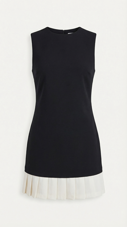 Minivestido evasé sin mangas Celine