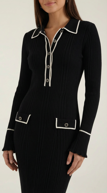 Knitted Bodycon Maxi Dress