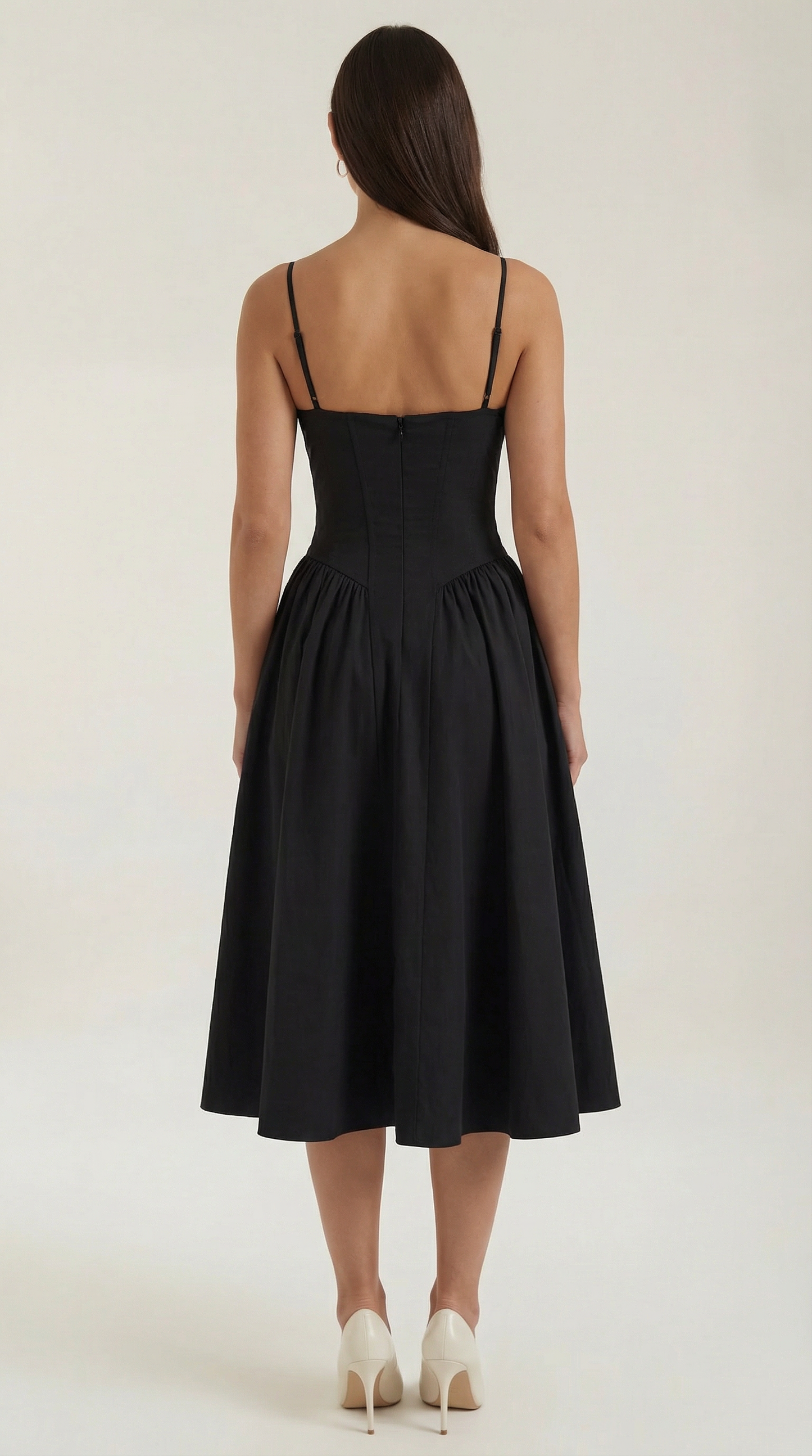 Vestido midi corsé Odette