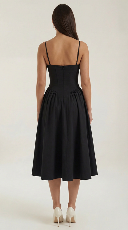 Vestido midi corsé Odette