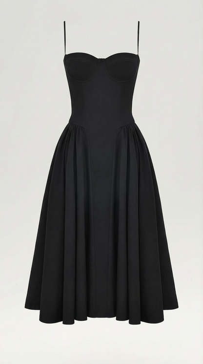 Vestido midi corsé Odette