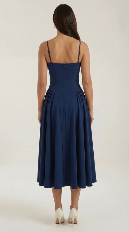 Vestido midi corsé Odette