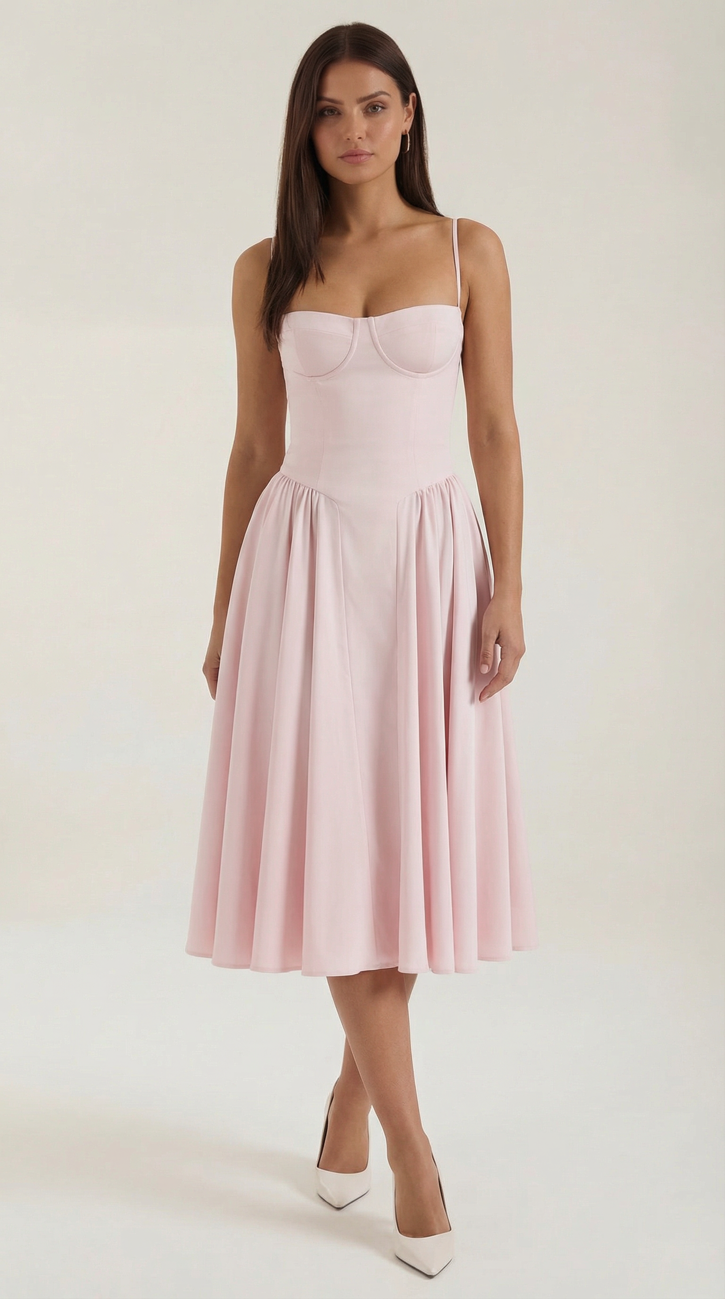 Vestido midi corsé Odette