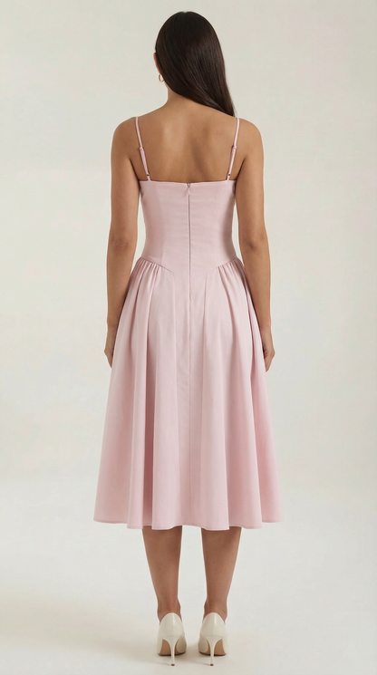 Vestido midi corsé Odette