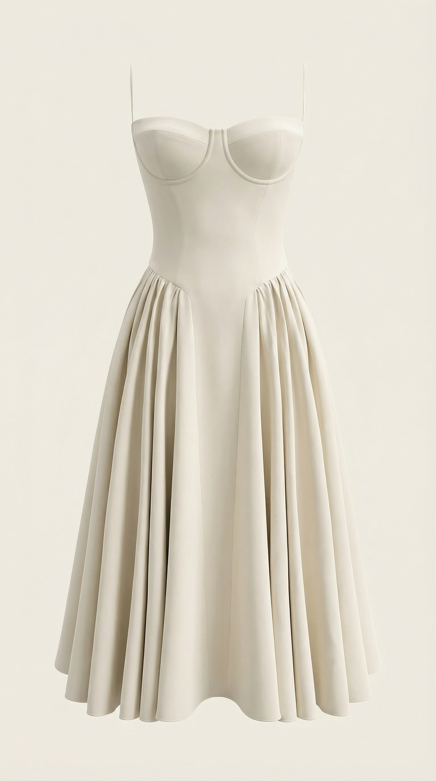 Vestido midi corsé Odette