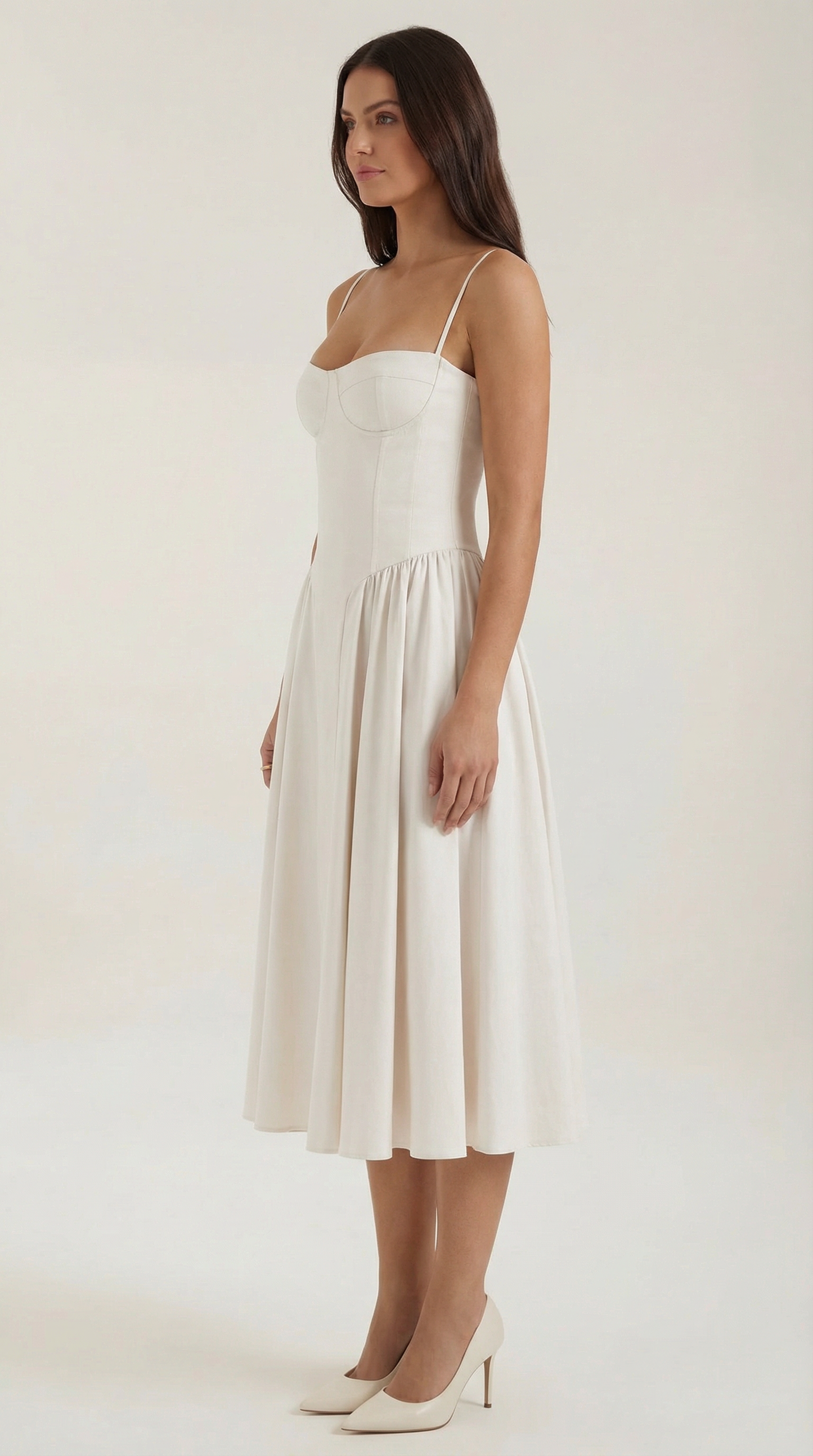 Vestido midi corsé Odette