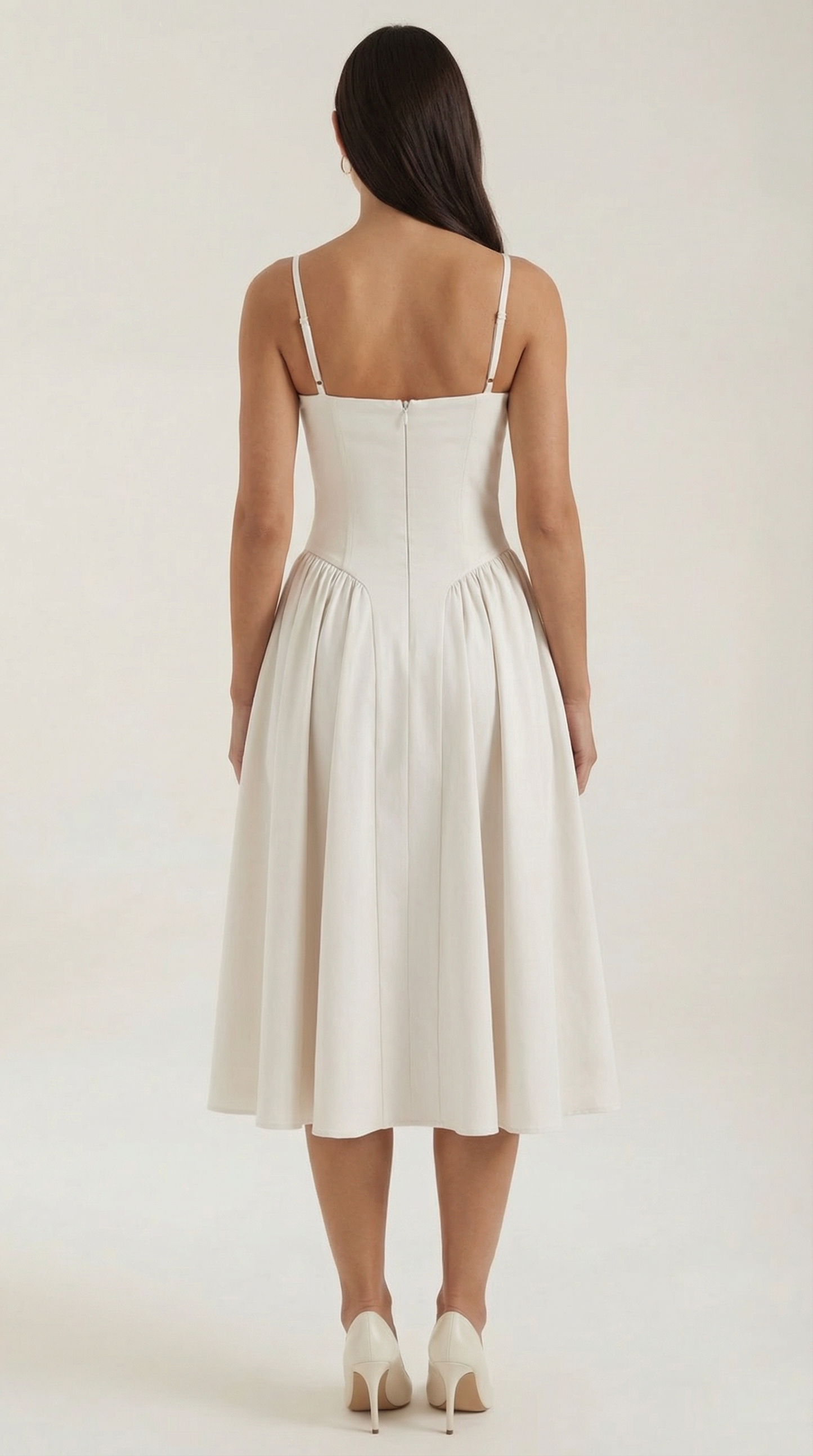 Vestido midi corsé Odette