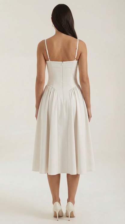 Vestido midi corsé Odette