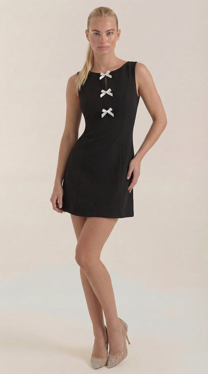 Minivestido Priscilla con Detalle de Lazo