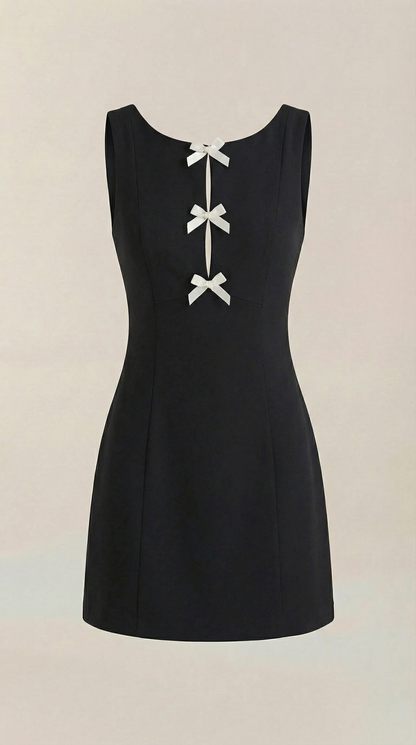Minivestido Priscilla con Detalle de Lazo