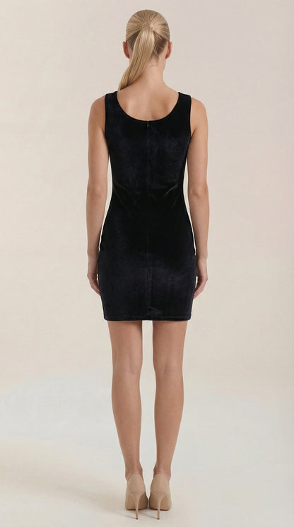 Minivestido Rachelle con escote cuadrado