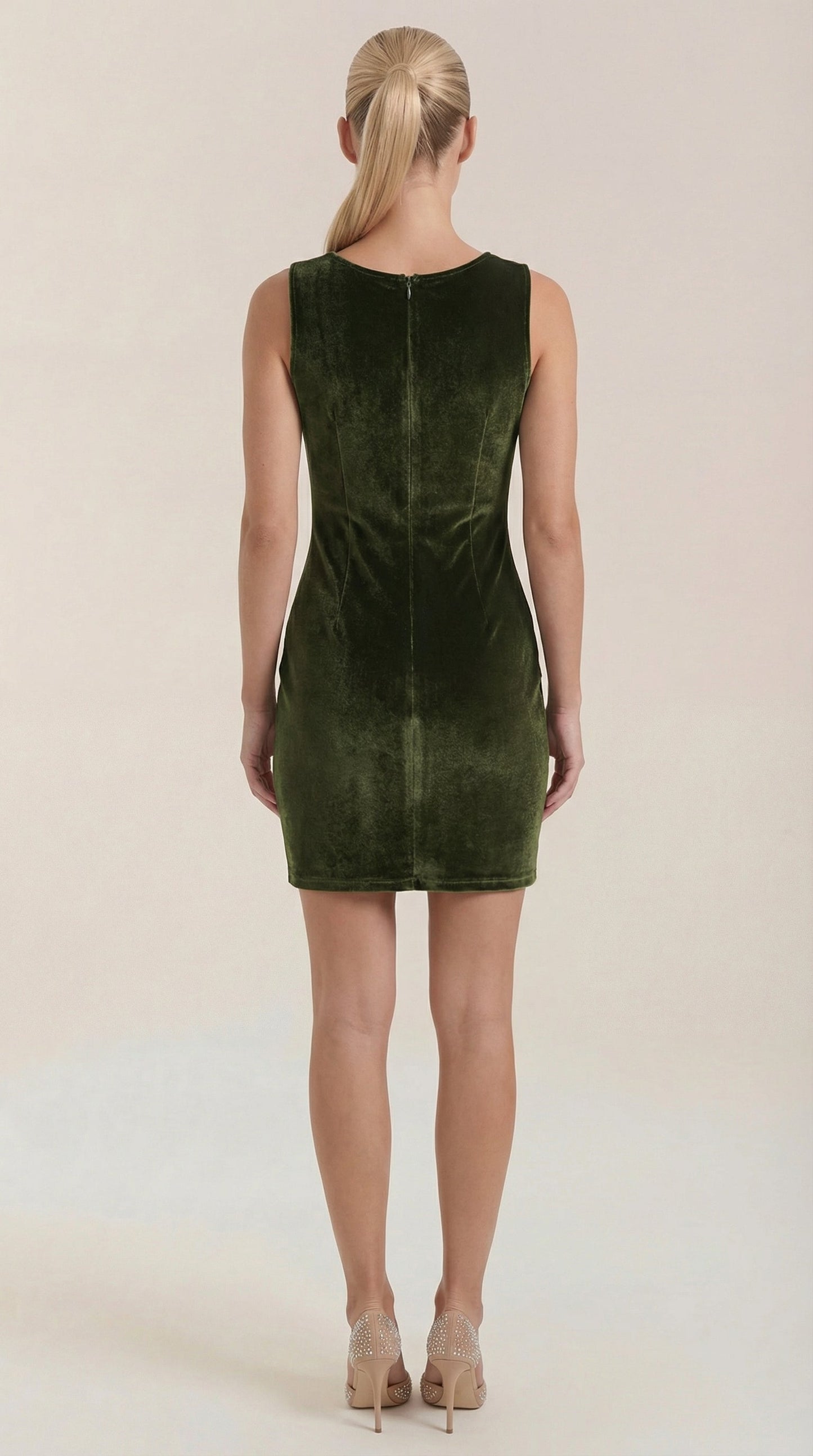Minivestido Rachelle con escote cuadrado