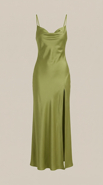 Silky Maxi Slip Dress
