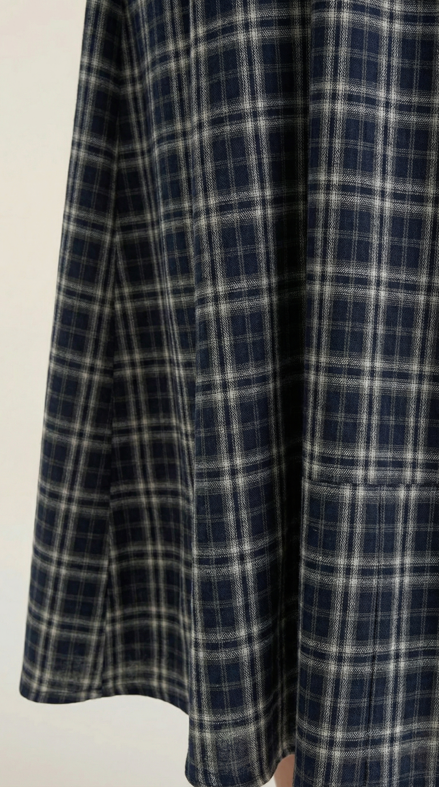 Square Neck Plaid Midi Sundress