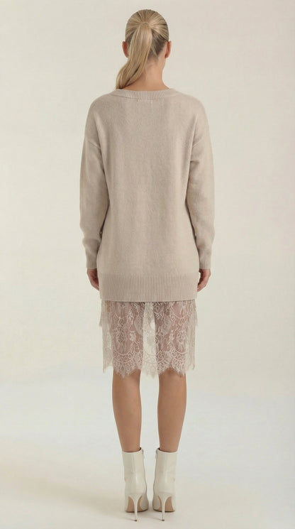 Lace Hem Dress