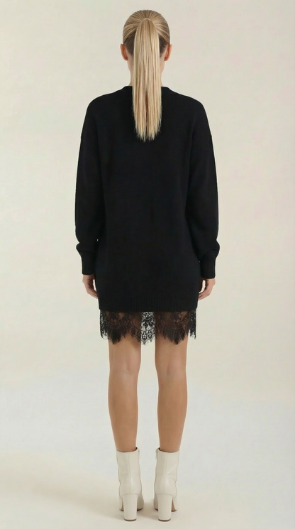 Lace Hem Dress
