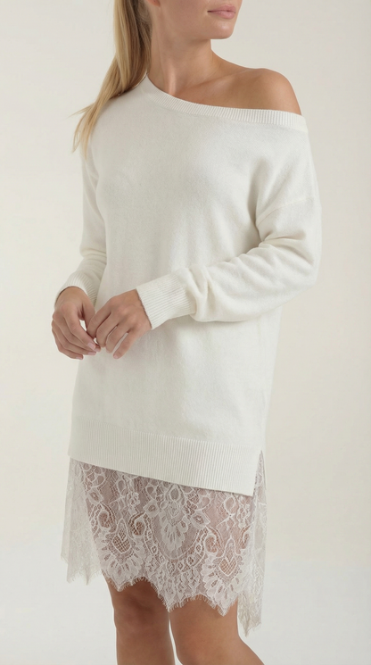 Lace Hem Dress