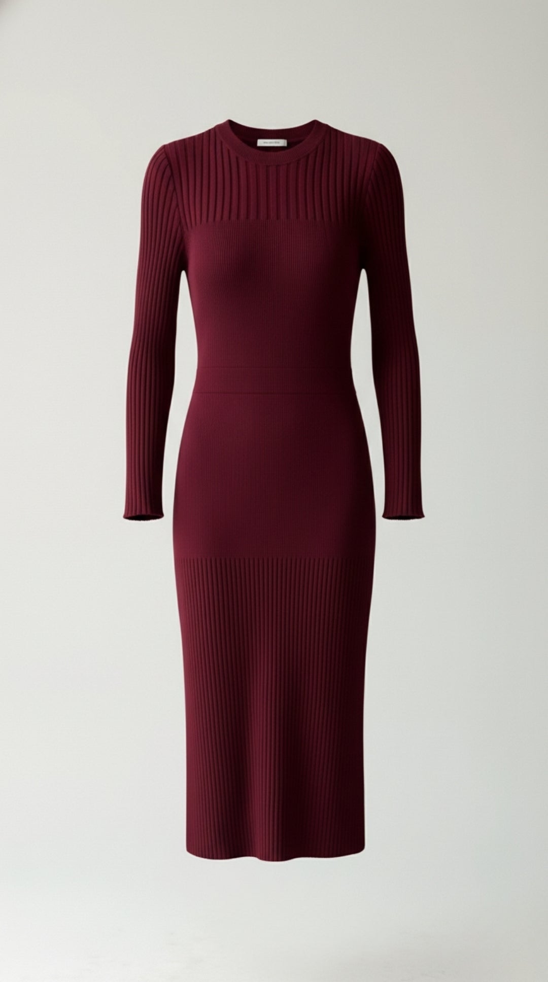 Ribbed Bodycon Midi Dress