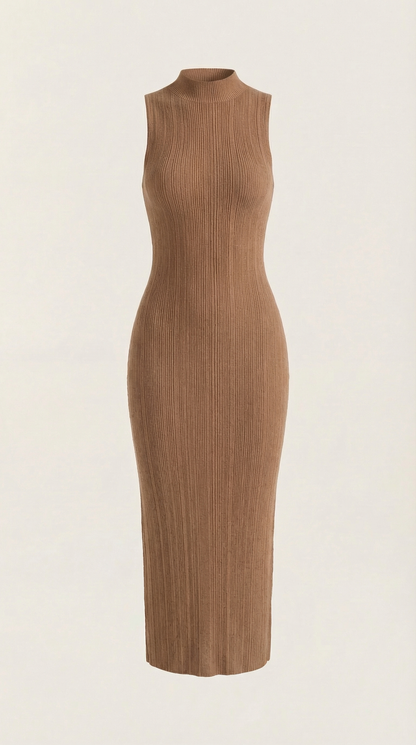 Mock Neck Bodycon Dress