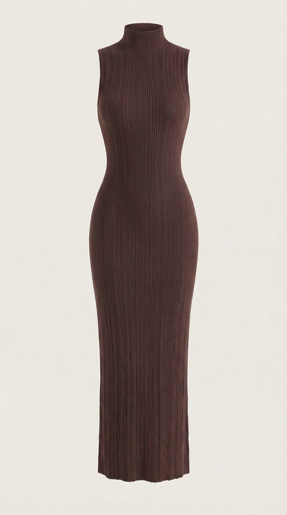 Mock Neck Bodycon Dress
