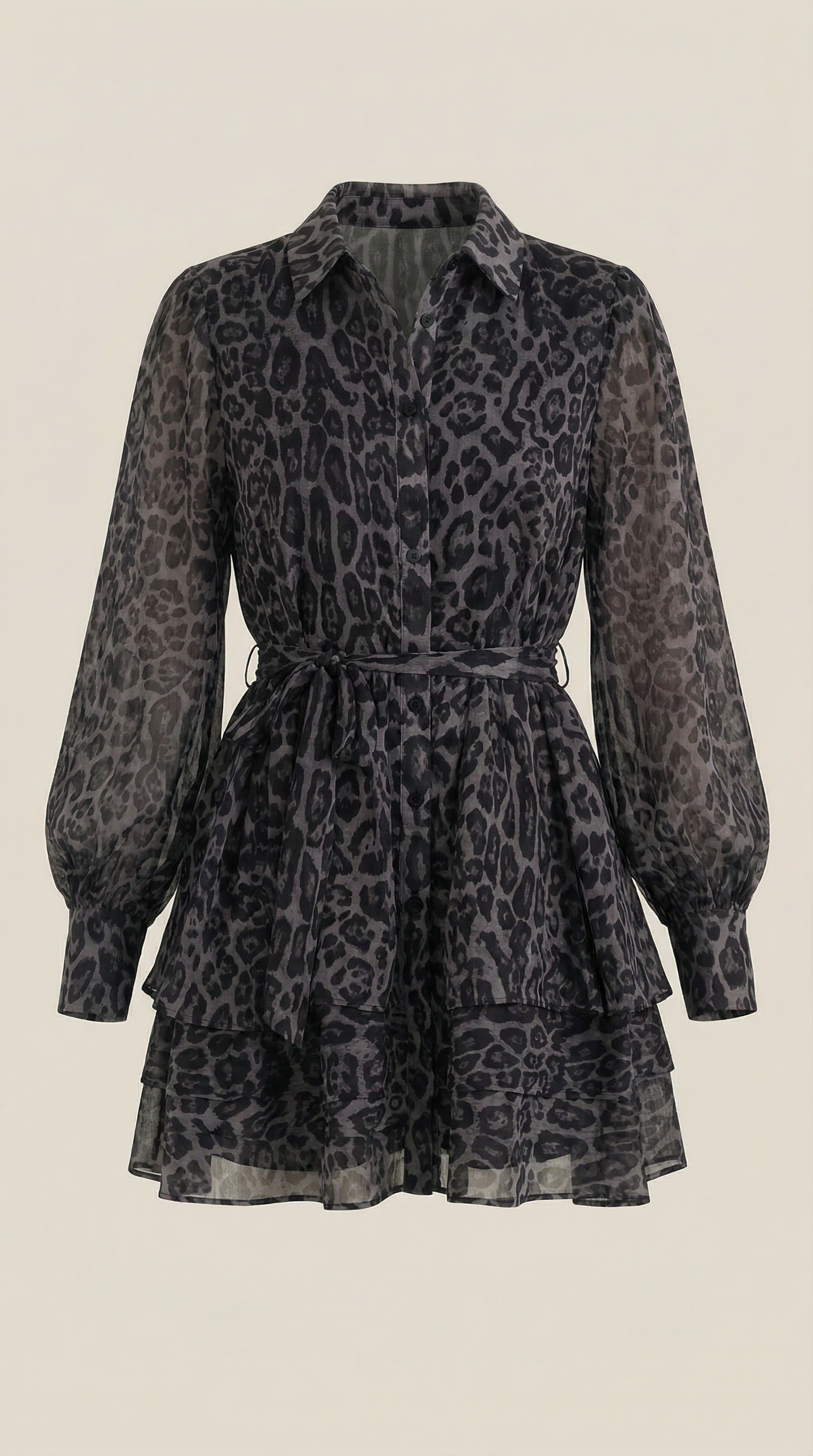 Minivestido Stella con estampado de leopardo