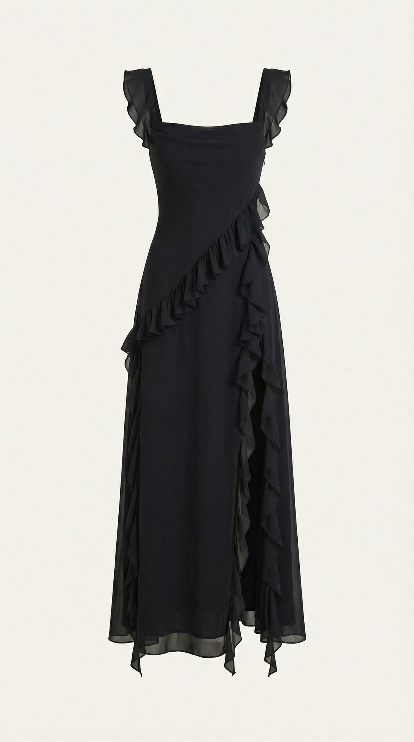 Maxivestido Susan con volantes