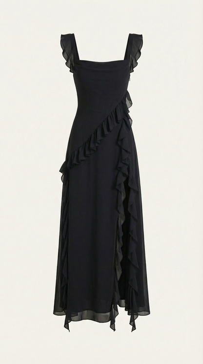 Maxivestido Susan con volantes