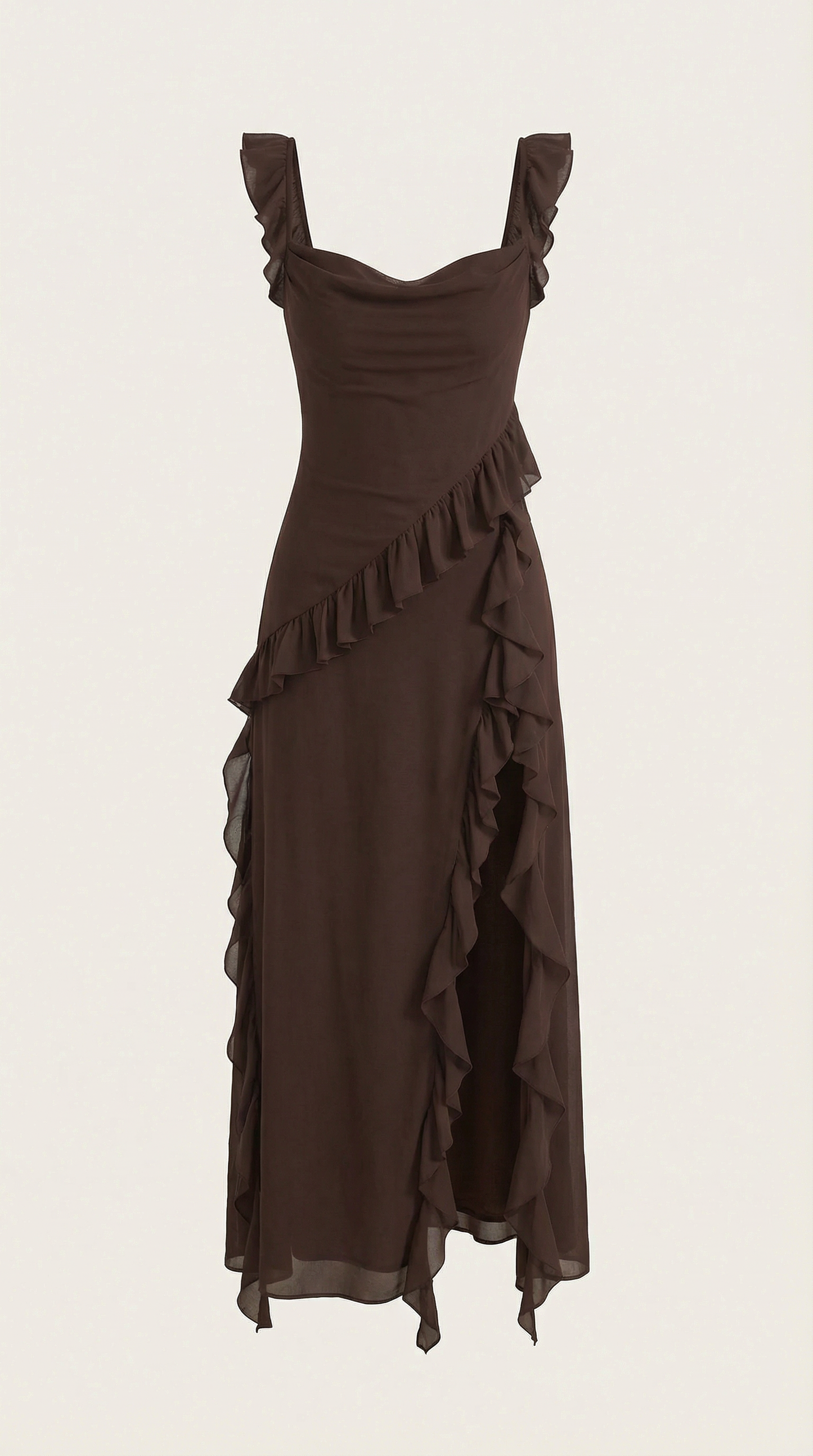 Maxivestido Susan con volantes