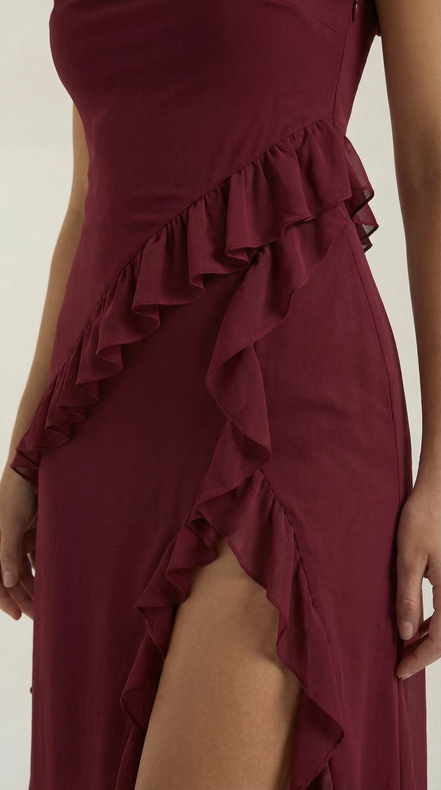 Maxivestido Susan con volantes