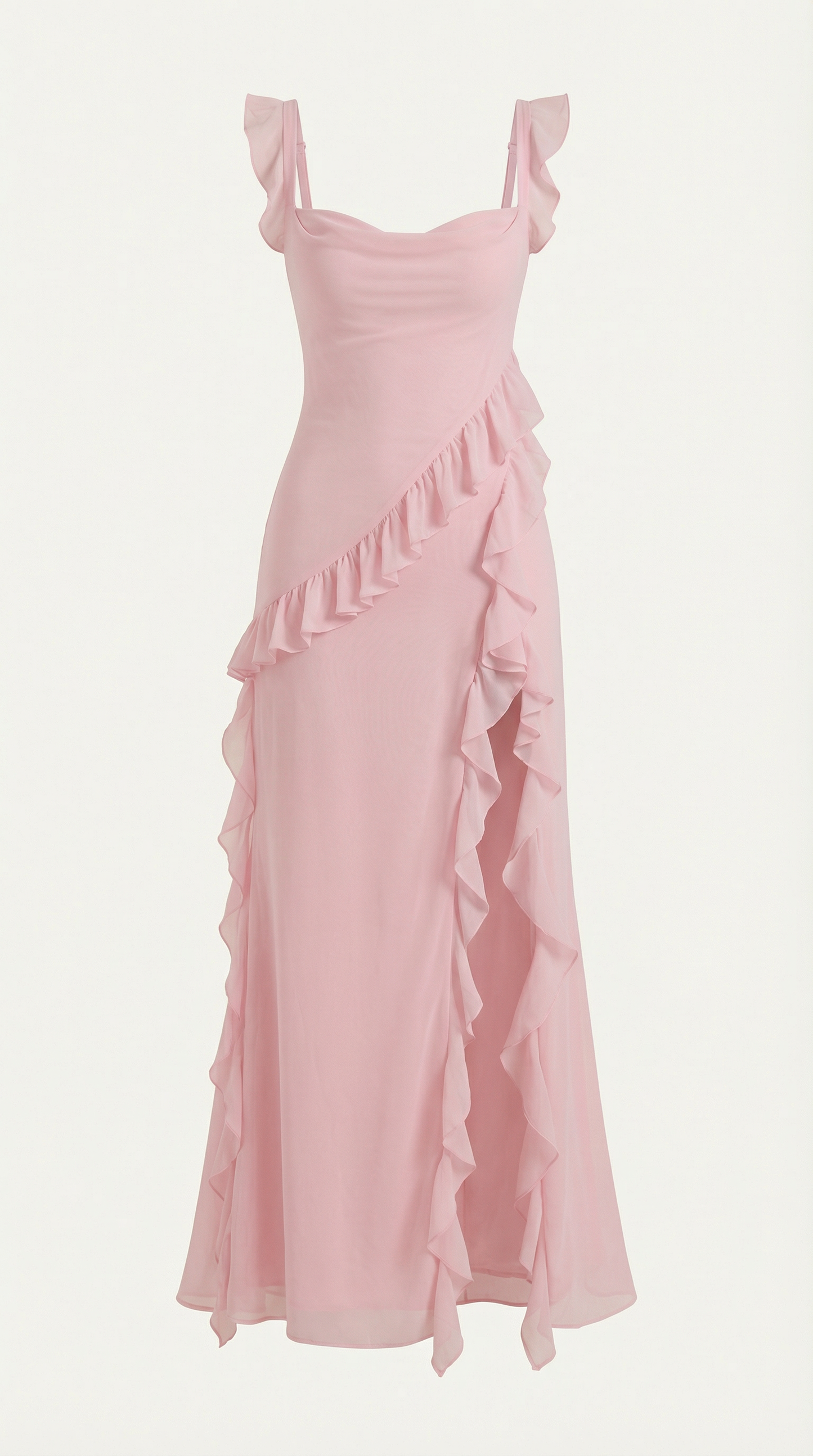 Maxivestido Susan con volantes