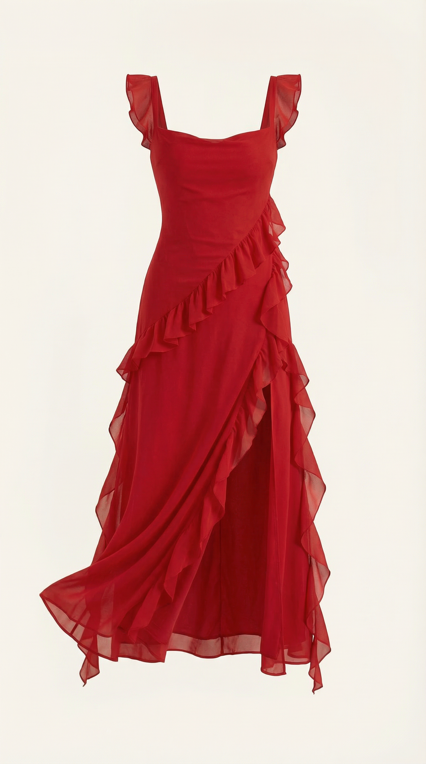 Maxivestido Susan con volantes