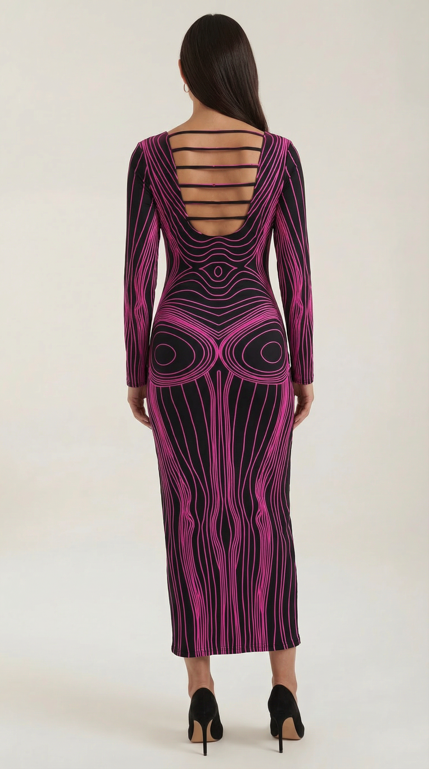 Vestido maxi ajustado Xiomara