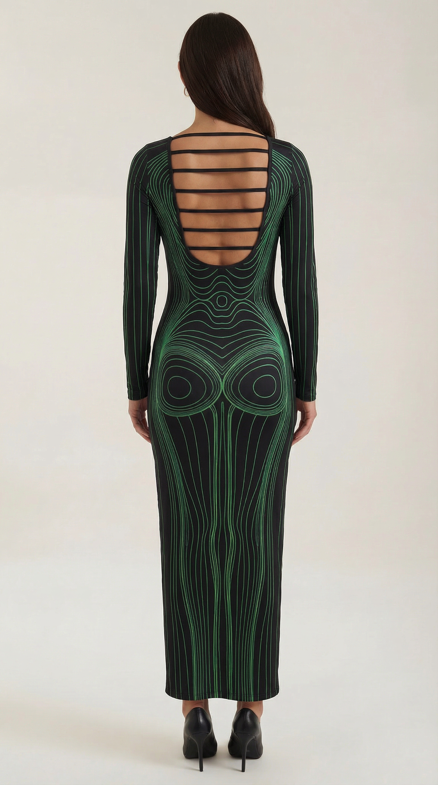 Vestido maxi ajustado Xiomara