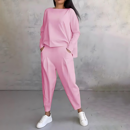Maya | Top y pantalones holgados informales para mujer
