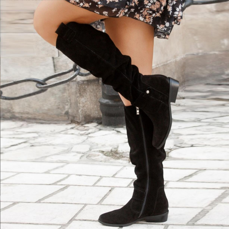 Ashley | Botas de moda por encima de la rodilla para mujer