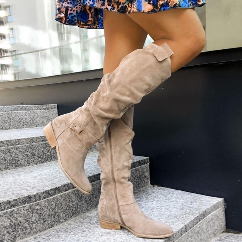 Ashley | Botas de moda por encima de la rodilla para mujer