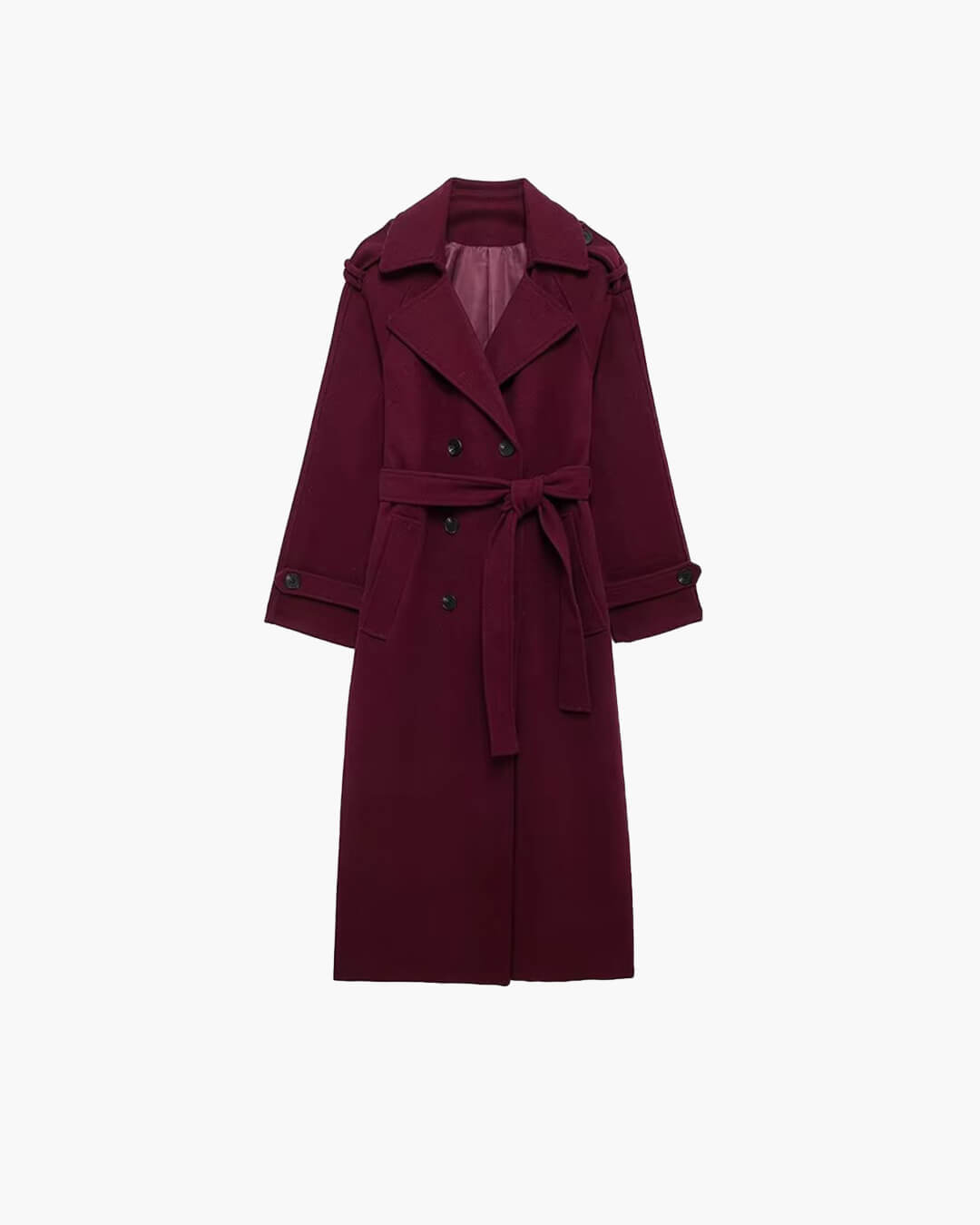 Clara | Winter Long Trench Wool Coat