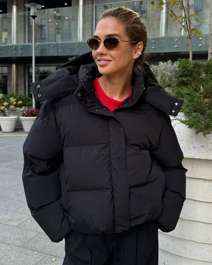 Ella | Chaqueta acolchada con capucha para mujer