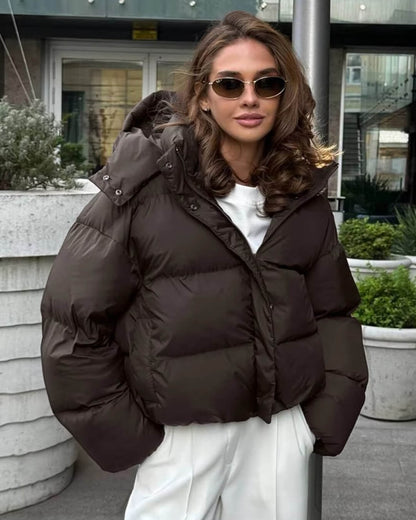 Ella | Chaqueta acolchada con capucha para mujer