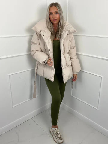 Brooklyn | Winter Belted Puffer Coat For Women