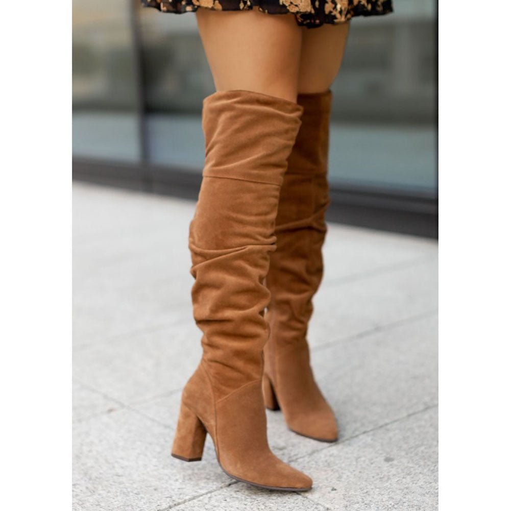 Audrey | Botas de tacón alto por encima de la rodilla para mujer