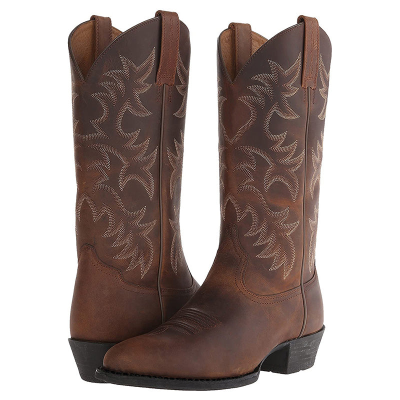 Donna | Botas vaqueras clásicas para mujer con bordado