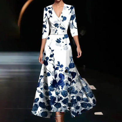 Ysa | Vestido elegante con estampado floral