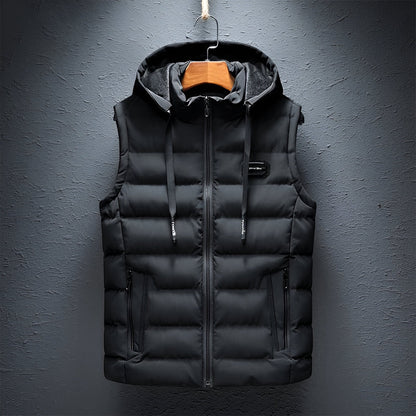 Padded Vest with Hood