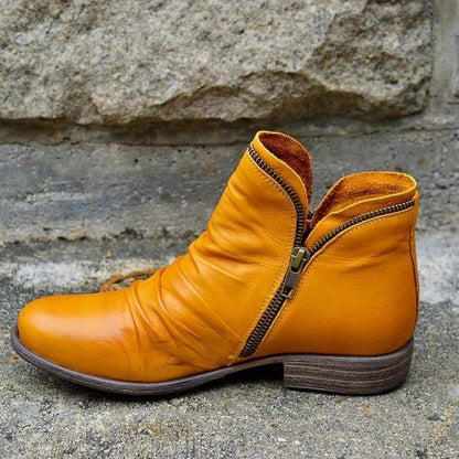 Women’s Autumn Leather Ankle Boots