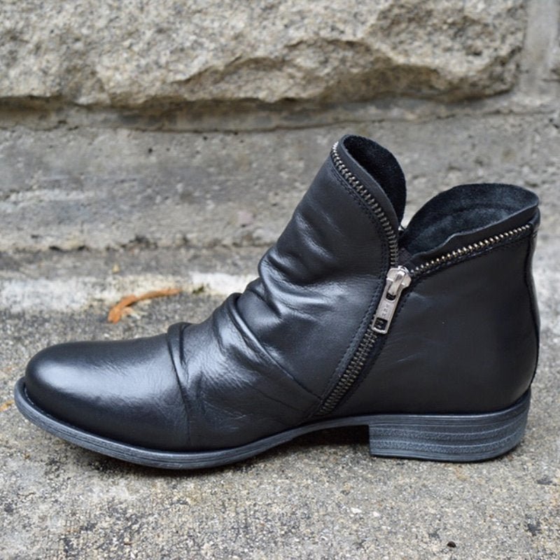 Women’s Autumn Leather Ankle Boots