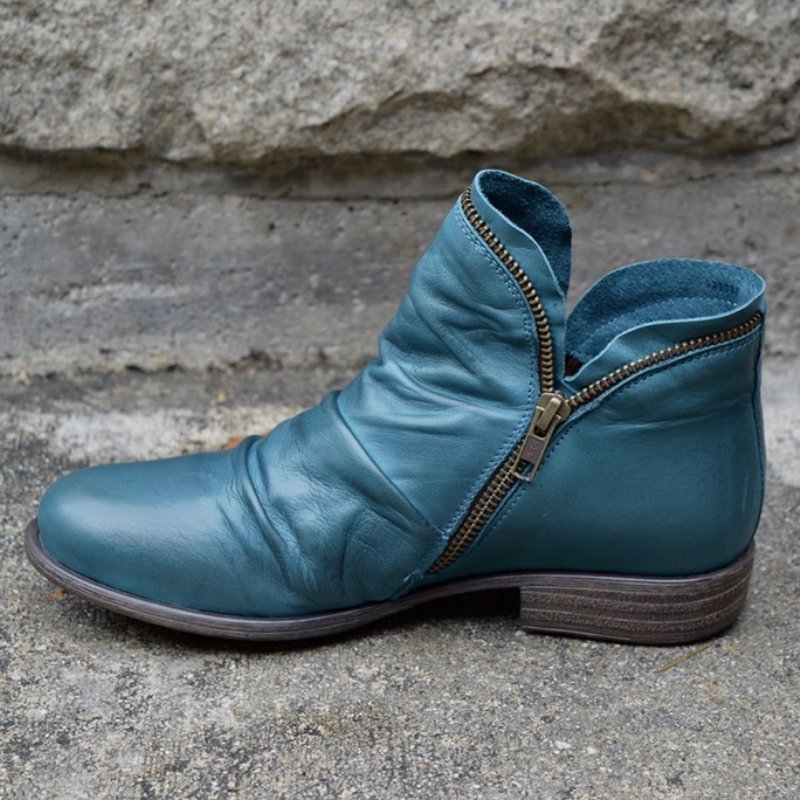 Women’s Autumn Leather Ankle Boots