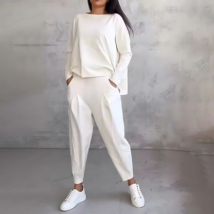 Maya | Top y pantalones holgados informales para mujer
